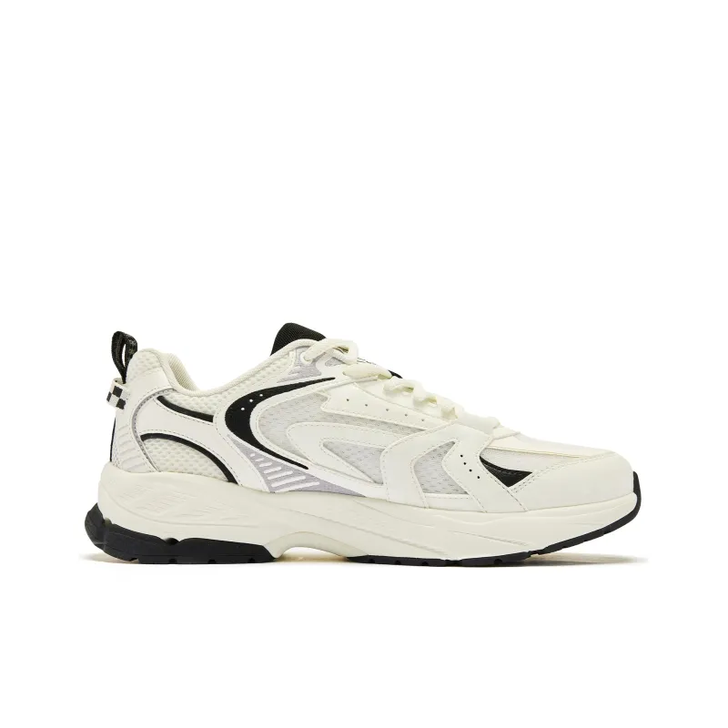 QIAODAN Kaiyuan 1.0 Breathable And Lightweight Low Top Casual Shoes Men's Ivory Black-1