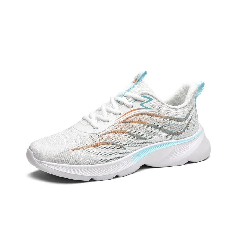 Binary Running Shoes Men Low Top Orange-1