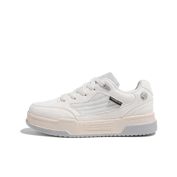 HUANQIU Wear Resistant Lightweight And Balanced Low Top Skateboard Shoes Women's Beige
