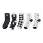 5 Pack (Black Plaid Style)