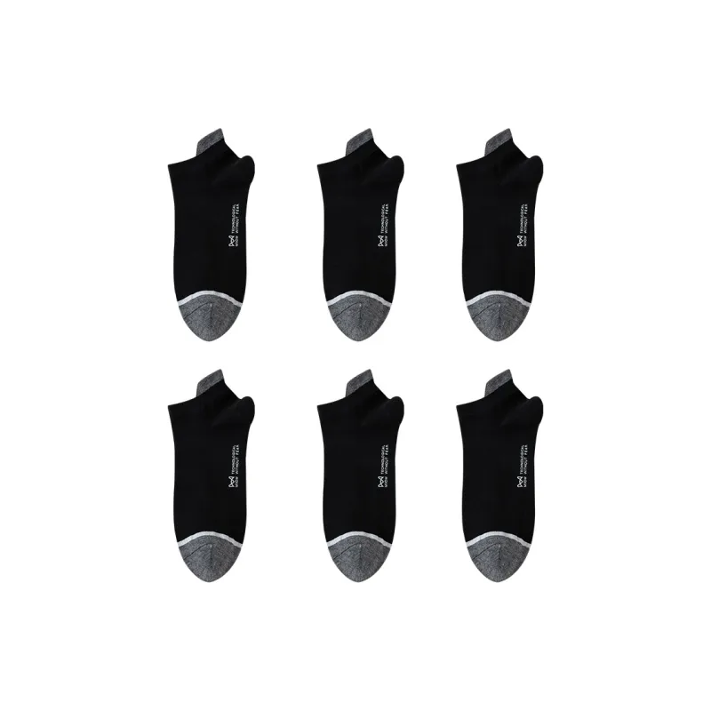 MIIOW Moisture-Wicking Breathable Ankle Socks Men's 6 Pack-3
