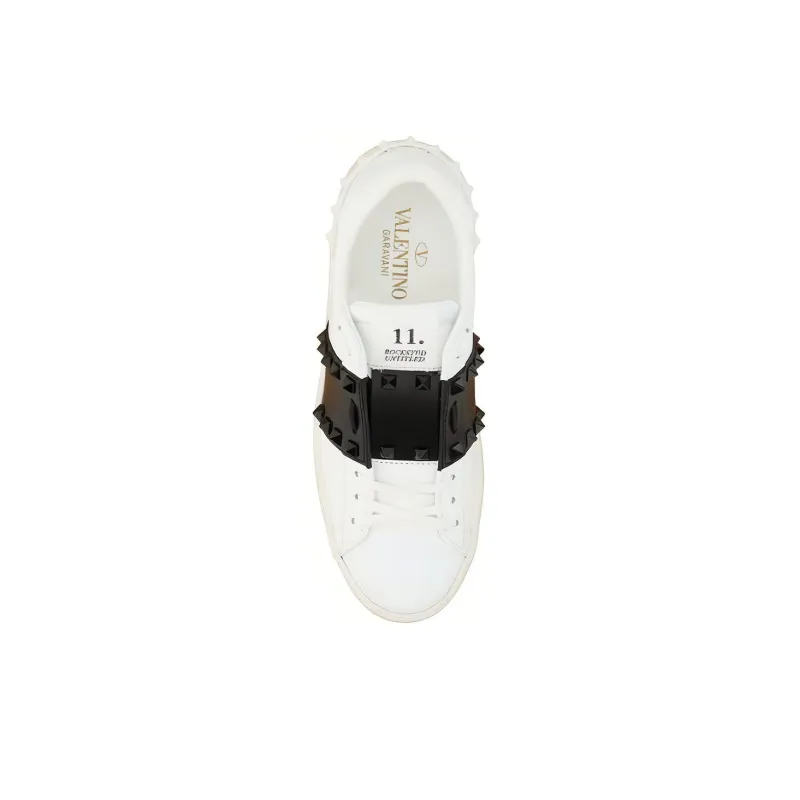 Valentino Garavani Rockstud Untitled Leather Sneakers-4