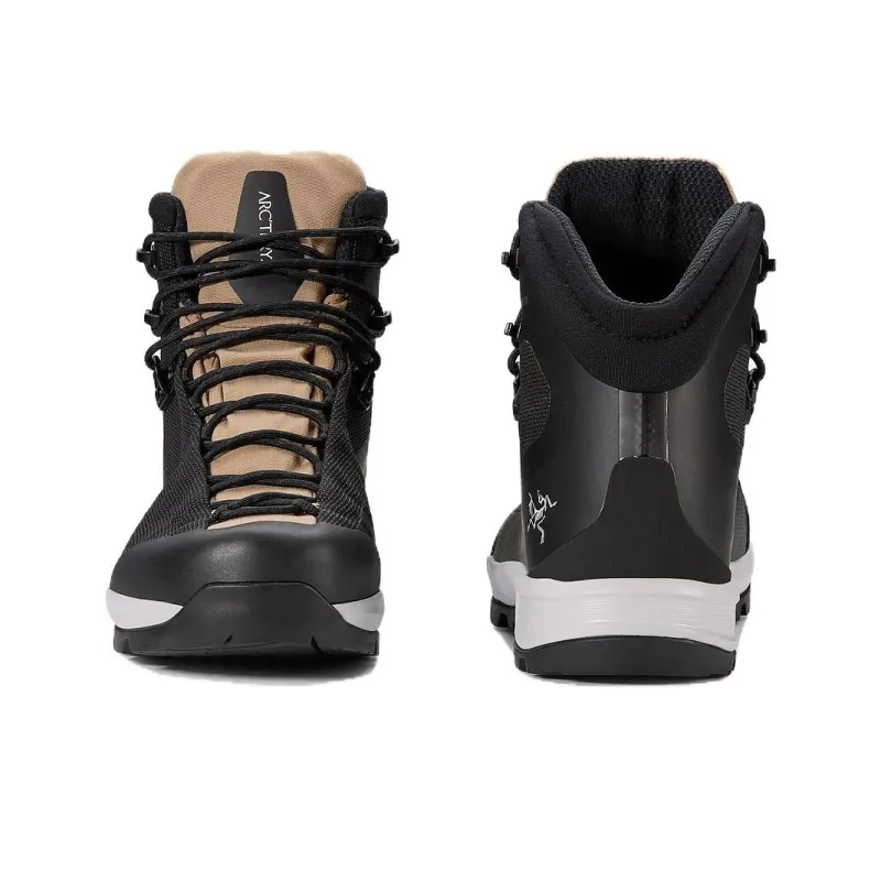 Arcteryx Acrux TR GTX Cushioning Wear-Resistant High-Top Trekking Shoes Unisex Black Khaki-3