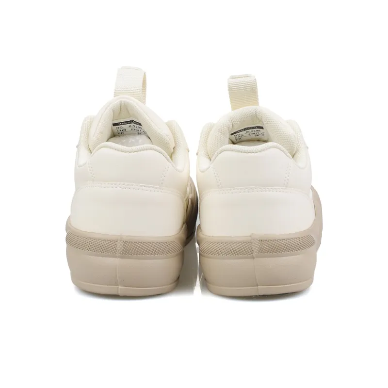 B10CROWN Anti Slip Wear Resistant Low Top Skateboard Shoes Women's Apricot-5