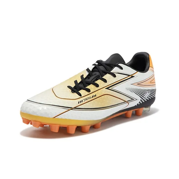 361° Dream Chaser AG Gold Medal Cushioning Anti-Slip And Wear-Resistant Soccer Shoes Unisex Orange White Black-1