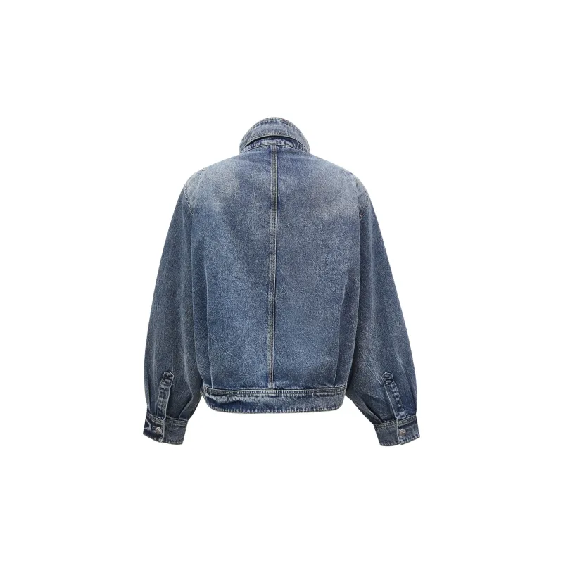 ONLY Cropped Coats Women's J33 350 Washed Denim Blue-1