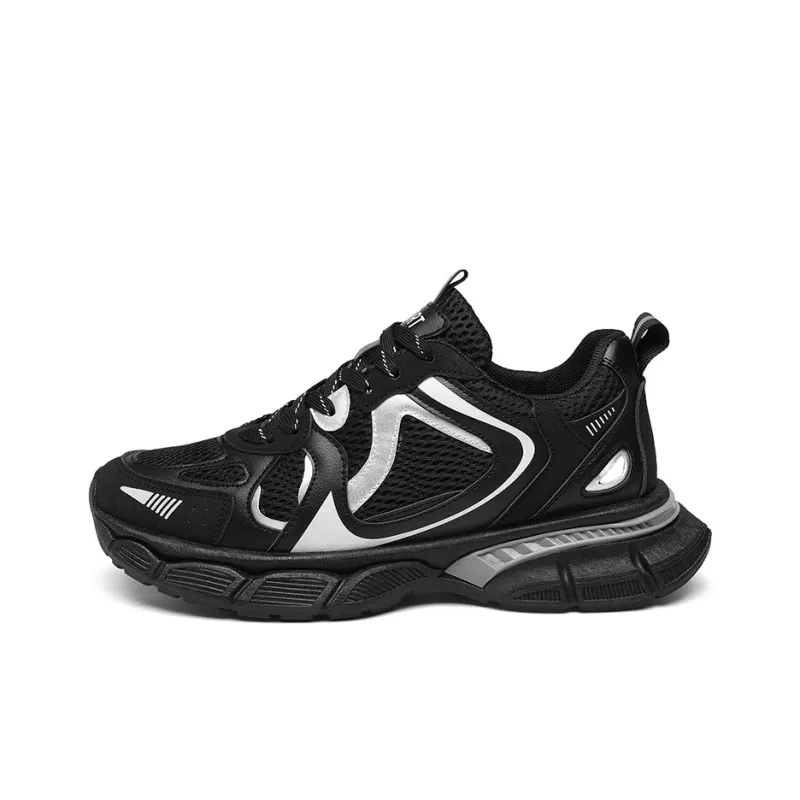 TOMAY Anti Slip And Wear Resistant Breathable Low Top Chunky Sneakers Men's-0