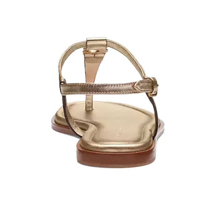 COACH One Strap Sandals Women's Champagne-3