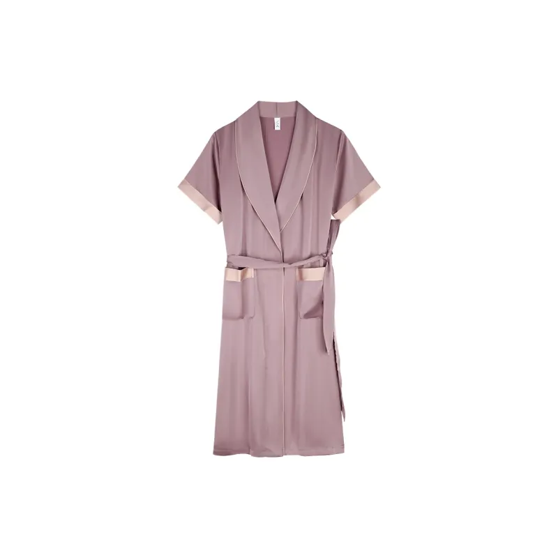 Xuan Liang Bath Robes Women's Dusty Purple-0
