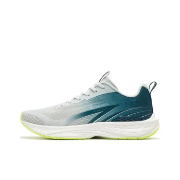 361° Flying Fish 3.0 Cushioning Wear Resistant Low Top Casual Running Shoes Men's Gray Blue