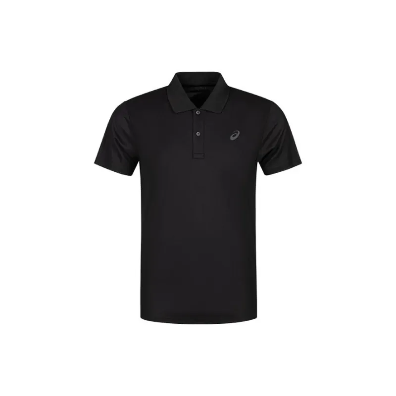Asics Polo Shirts Men Black-1