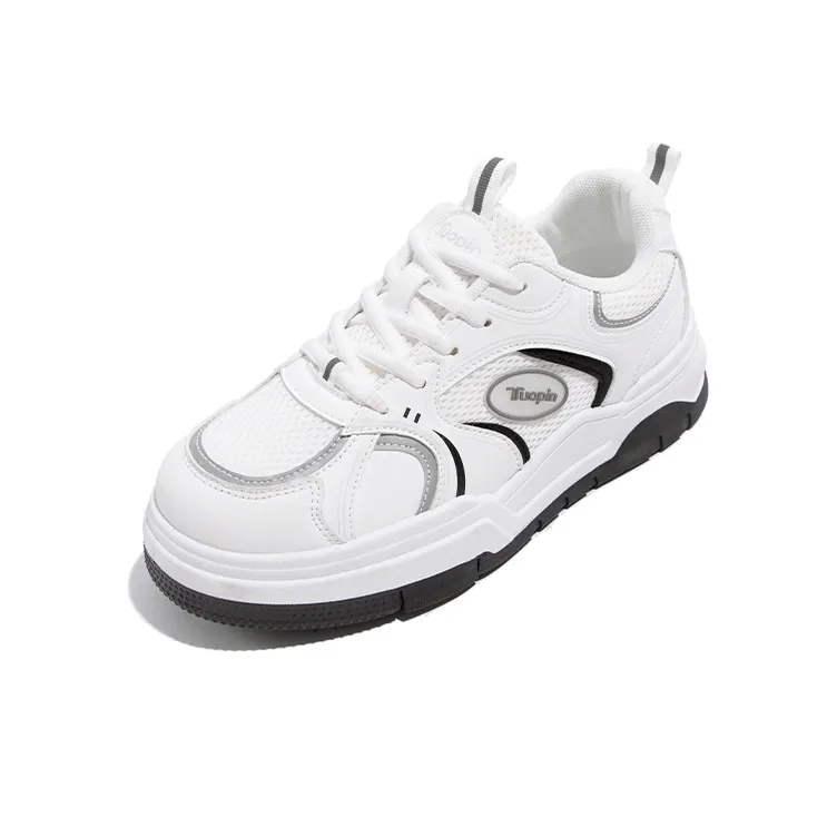 TUOPIN Slip Resistant, Lightweight, And Breathable Low Top Skateboard Shoes Unisex-1