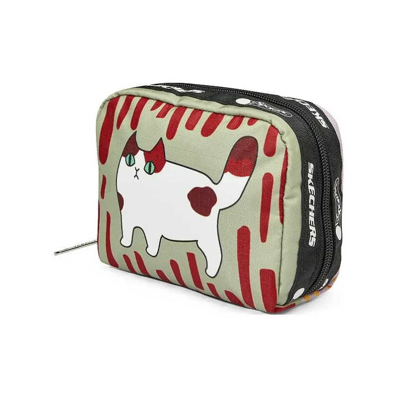Skechers LeSportsac Collaboration Fabric Clutch Medium Size Unisex T320 Mischievous Kitten-1