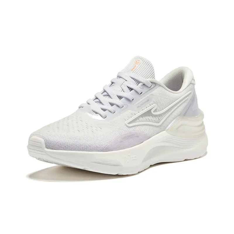Erke Pegasus 2.0 Running Shoes Women's Low Top Erke White Aromatherapy Lavender-2