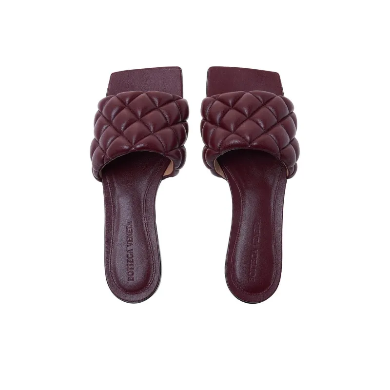Bottega Veneta Matelassé Flat Sandals Women's-4