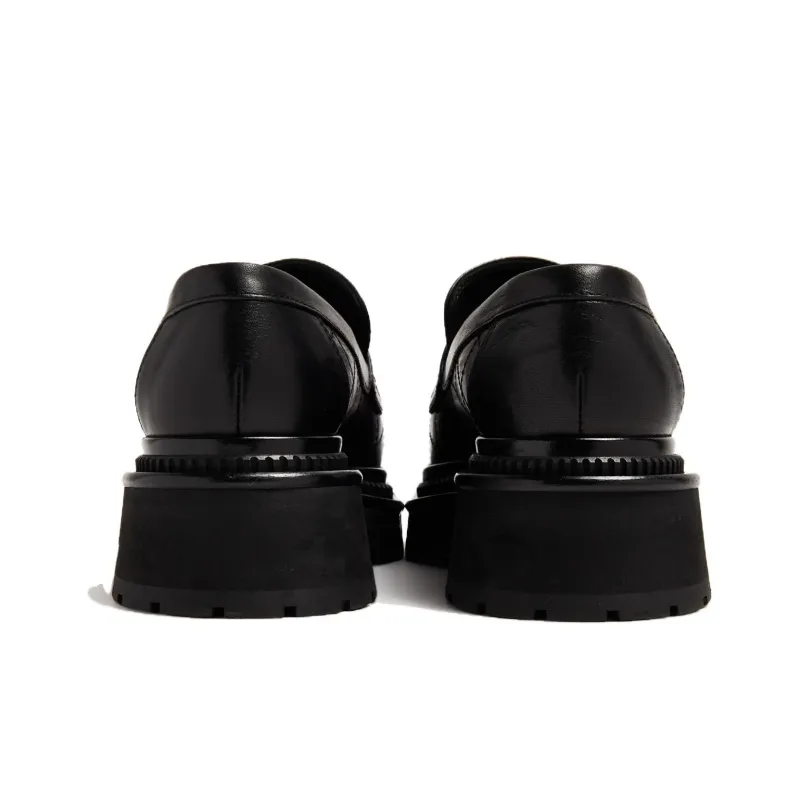 CHANEL Loafers Women's Black-4