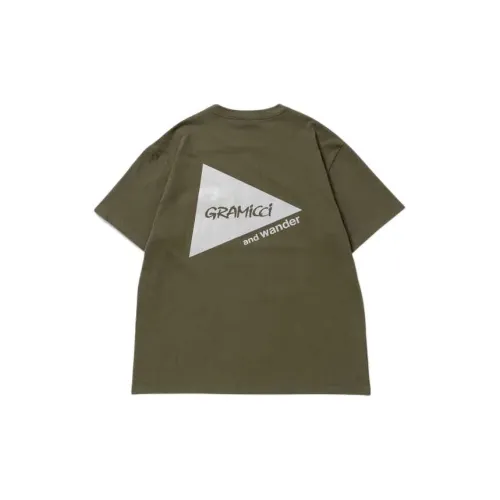 And Wander T-Shirts Unisex Green