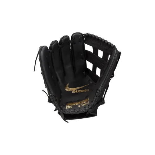 Nike Baseball Gloves Pitcher Glove Top Grain Cow Leather Left Hand Throwing Unisex Black