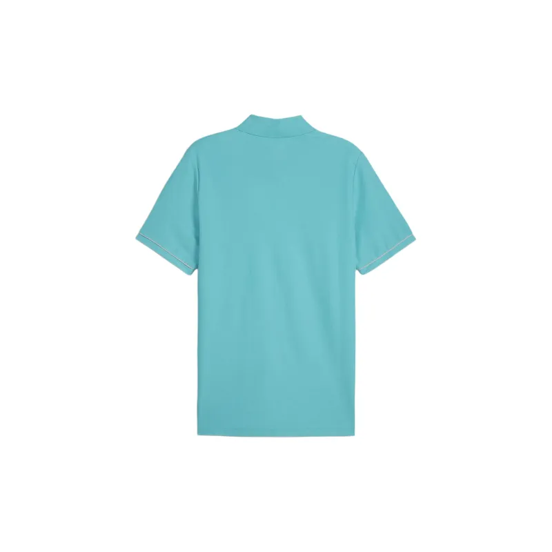 PUMA Mercedes-Amg Petronas Motorsport Polo Shirt Men's Sky Blue-1