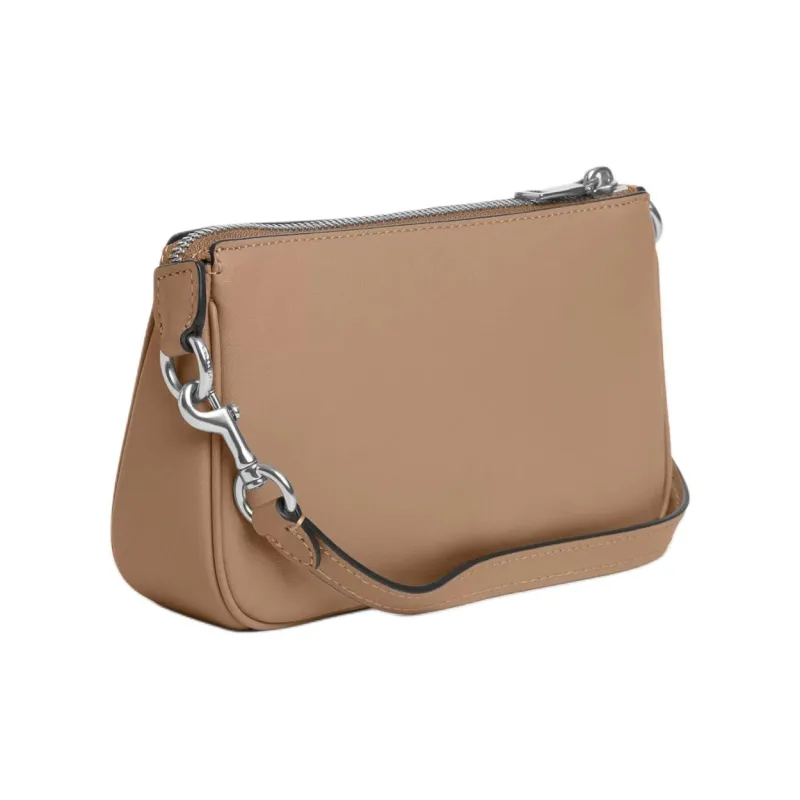 COACH Nolita Cow Leather One Shoulder Handbags Small Size Women's Taupe-1