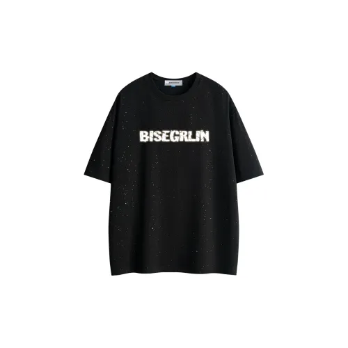 BISEGRLIN T-Shirts Unisex Black