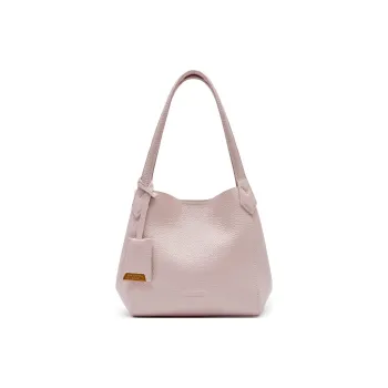 Staccato Cow Leather Shoulder Bag Regular Women's Pink Diamond/Glacier Blue/Oat Milk/Parchment Paper