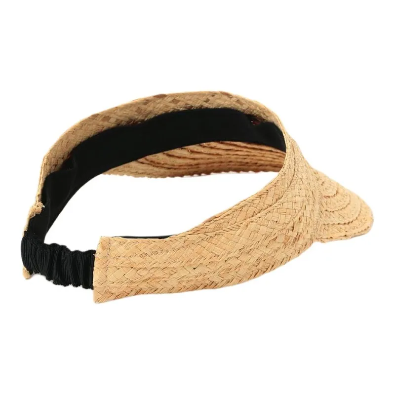 Beams Raffia Sun Protection Hats Kids' Beige-2