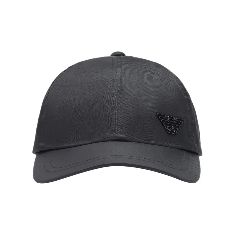 EMPORIO ARMANI Logo Plaque Baseball Cap-1