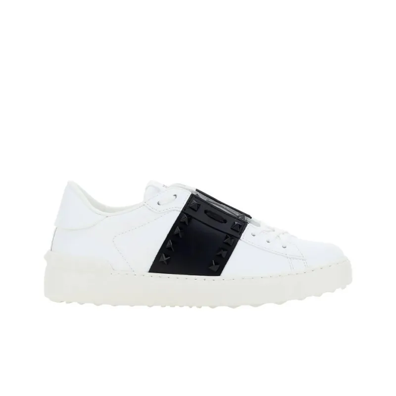Valentino Garavani Rockstud Untitled Leather Sneakers-1