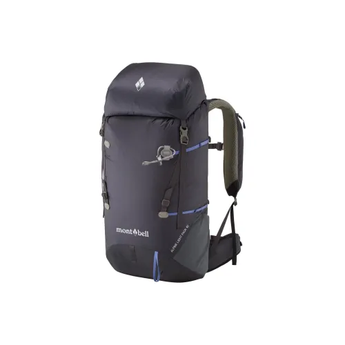 MONTBELL Nylon Outdoor Mountaineering Bag Backpack Regular Unisex Graphite Blue