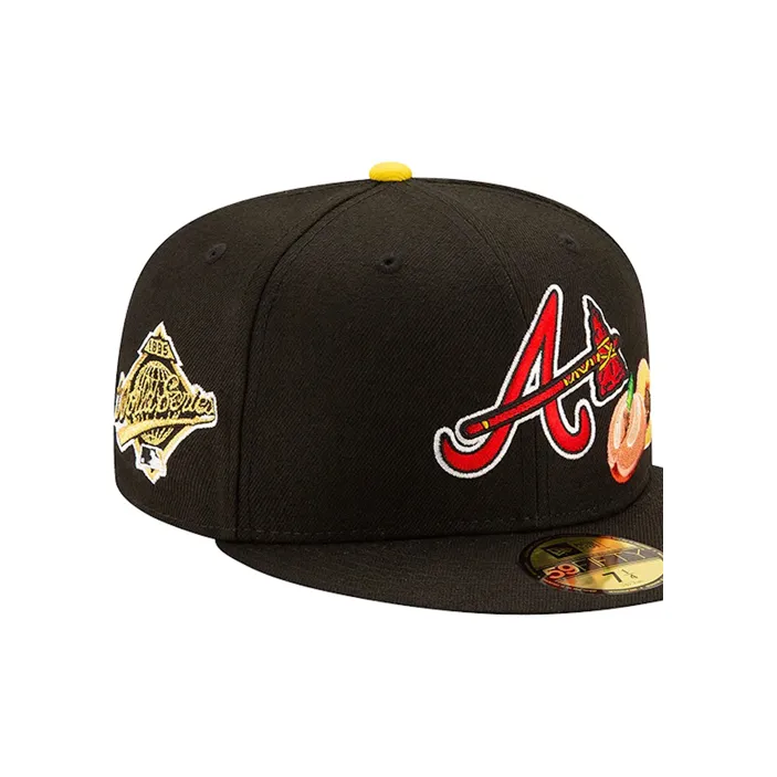 New Era Offset X Atlanta Braves 59fifty Fitted Hat-2