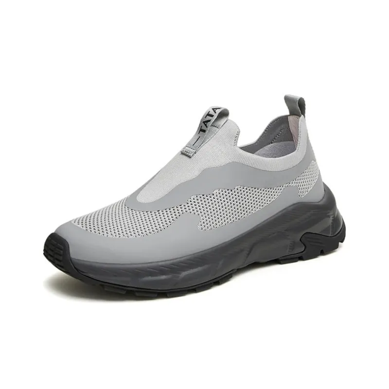 TATA Casual Shoes Men Low Top Solid Color-6