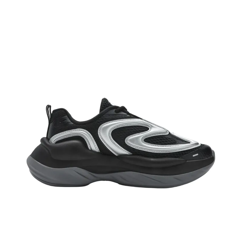 FILA FUSION BUZZARD Meteor Shoes Coverage Moisture Wicking Breathable Low Top Casual Shoes Women's Black-1