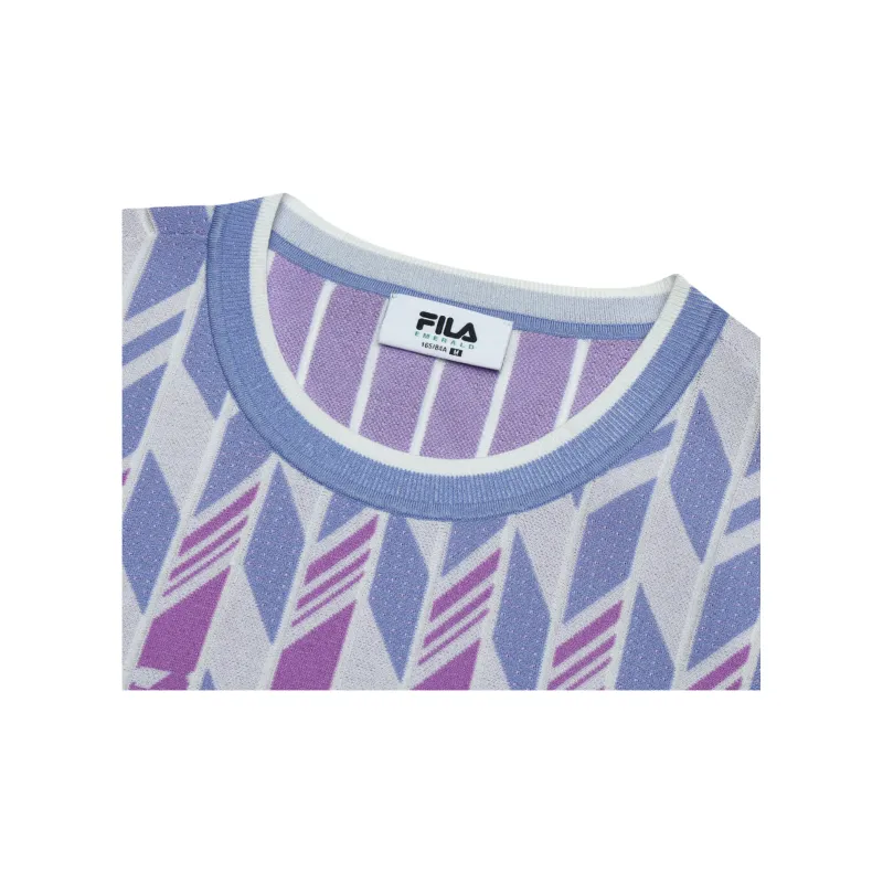 FILA Knitwear Women's Blue Star Flower Blue-2