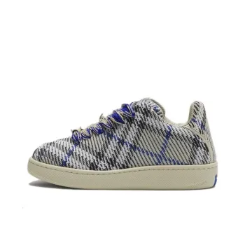 Burberry Box Checked Knitted Sneakers