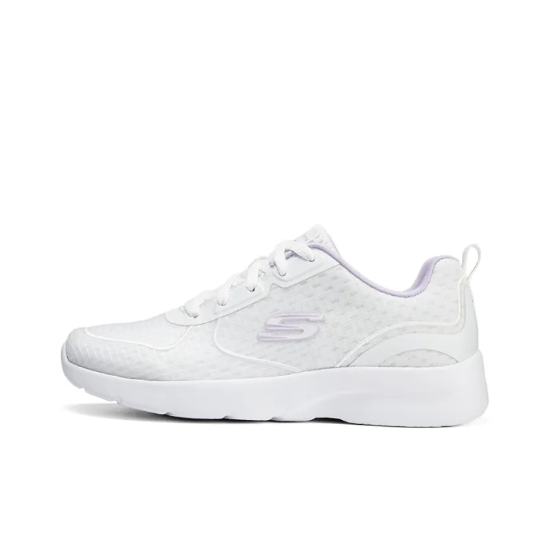 Skechers Cushioning Abrasion Resistant Breathable Low Top Casual Running Shoes Women's White-0