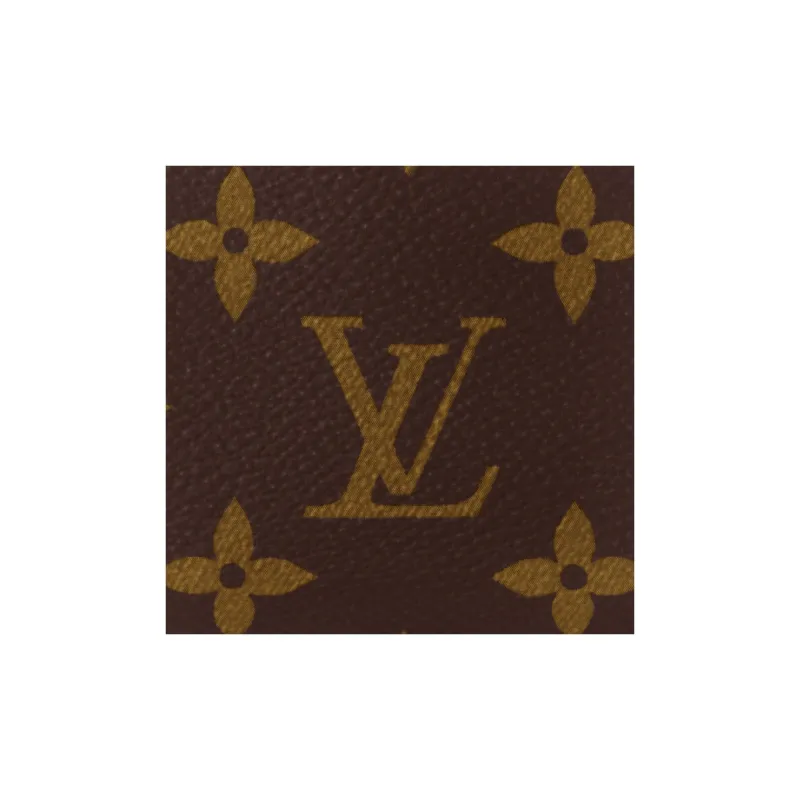 LOUIS VUITTON Monogram Coated Canvas Wallet Women's Light Green-4