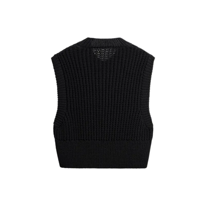 ZARA Tank Tops Men Black-1