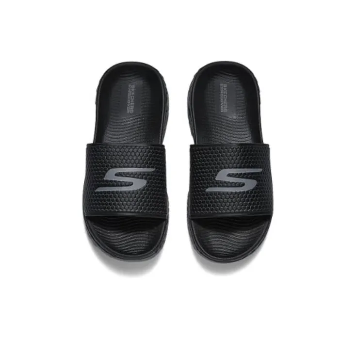 Skechers GO RECOVER Slide Slippers Men's Black-4