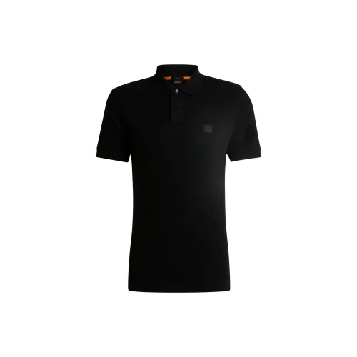 HUGO BOSS Polo Shirts Men Black