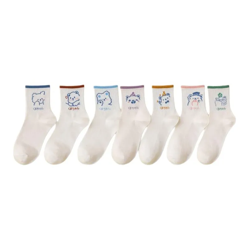 2323 Mid Calf Socks Women's 7 Pack-0