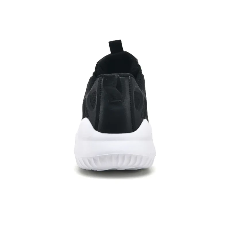 Binary Cushioning, Abrasion Resistant, Lightweight, And Breathable Low Top Casual Shoes Unisex Black White-3