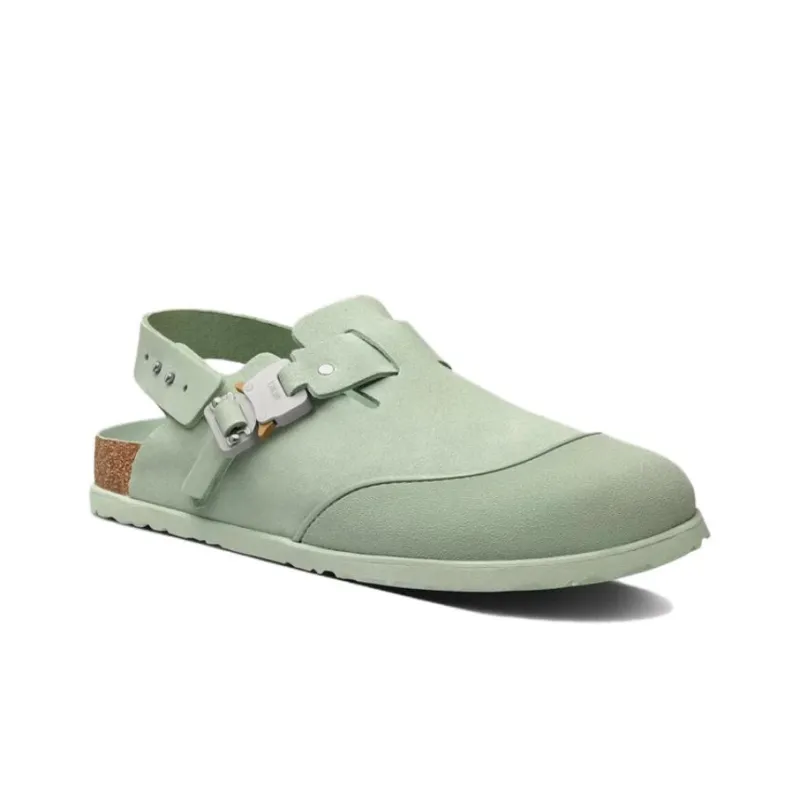 DIOR By Birkenstock Mule Tokio Pastel Green Nubuck Calfskin-3
