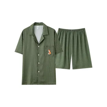 PBENO PD Pajama Set Men's Olive Green