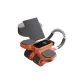 [High-End Four-Wheel Abdominal Roller-Orange]Smart Touchscreen/Chronograph Calorie and Fat Burn Count/Type-C Fast Charging