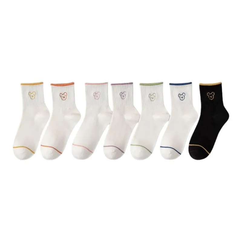 2323 Mid Calf Socks Women's 7 Pack-6