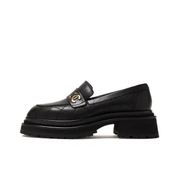 CHANEL Loafers Women's Black