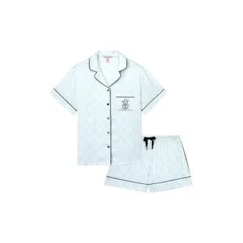 Victoria's Secret More Than Just The Comfort Series Pajama Set Women's Light Blue