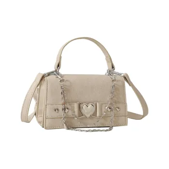 Bywhich PU Crossbody Bags Shoulder Bags Handbags Regular Women's Milk Tea Beige/Blue