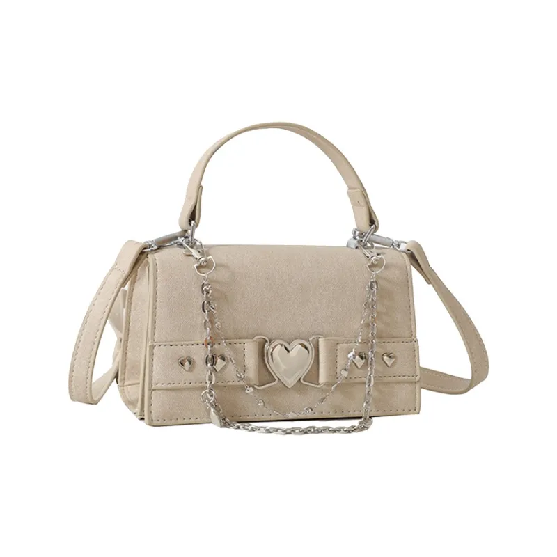 Bywhich PU Crossbody Bags Shoulder Bags Handbags Regular Women's Milk Tea Beige/Blue-0